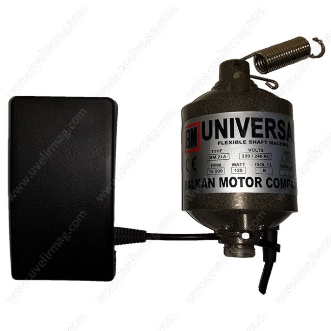 Бормашина "Balkan Motor" BM21-A UNIVERSAL с педалью 15000 об./мин