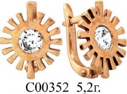 С00352 Восковка серьги
