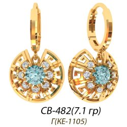 СВ-482 Восковка серьги