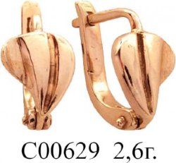 С00629 Восковка серьги