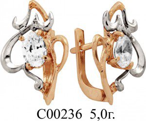 С00236 Восковка серьги