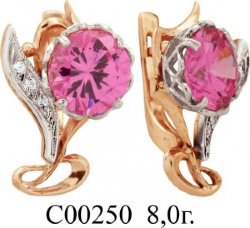 С00250 Восковка серьги