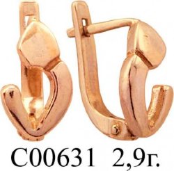 С00631 Восковка серьги