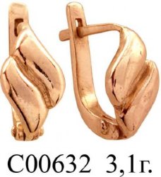 С00632 Восковка серьги