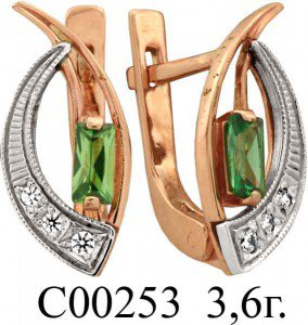 С00253 Восковка серьги