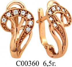 С00360 Восковка серьги