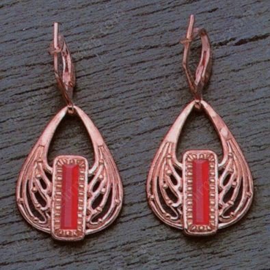 Ю668 Опока серьги