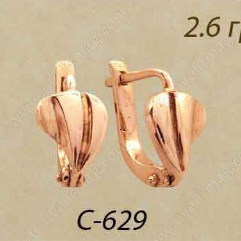 С-629 Восковка серьги