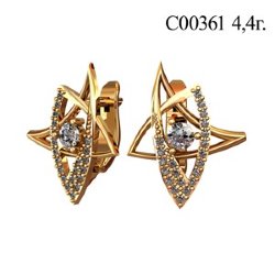 С00361 Восковка серьги