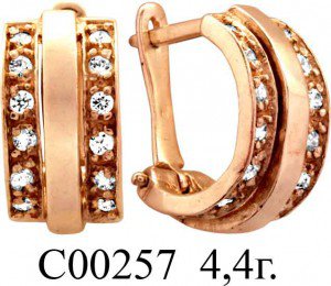 С00257 Восковка серьги