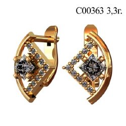С00363 Восковка серьги
