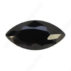 Фианит черный маркиз 6х3