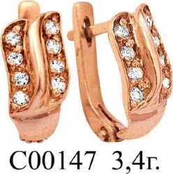 С00147 Восковка серьги