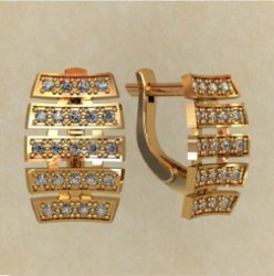 С00899 Восковка серьги