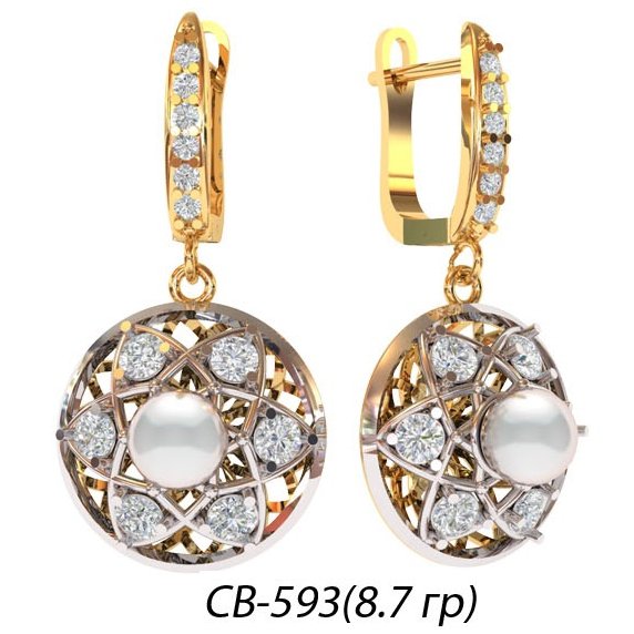 СВ-593 Восковка серьги