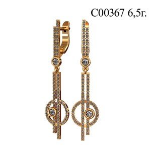 С00367 Восковка серьги