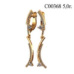 С00368 Восковка серьги
