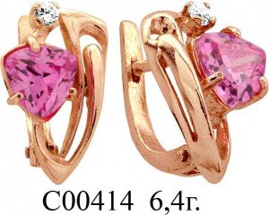 С00414 Восковка серьги