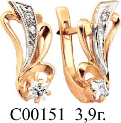 С00151 Восковка серьги