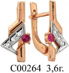 С00264 Восковка серьги