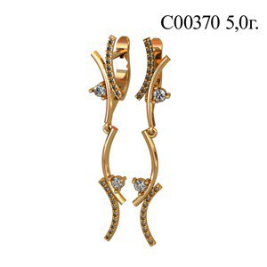 С00370 Восковка серьги