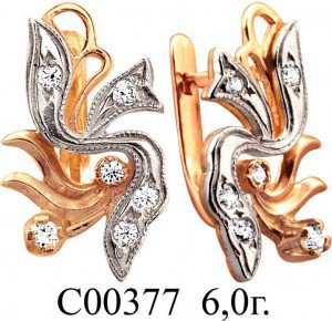 С00377 Восковка серьги